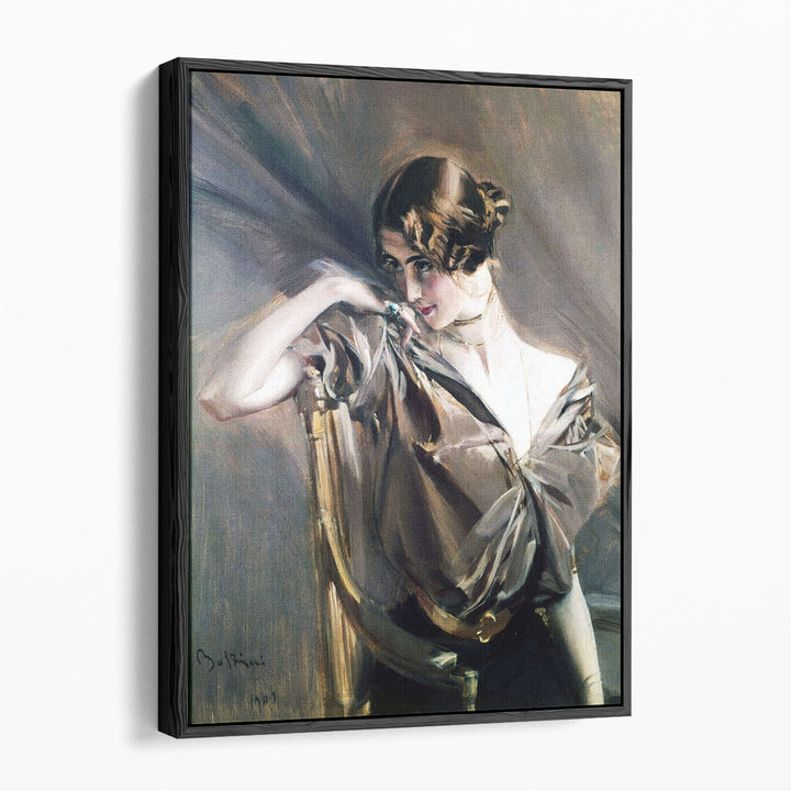 Portrait of Cleo de Merode - Canvas Print Wall Art