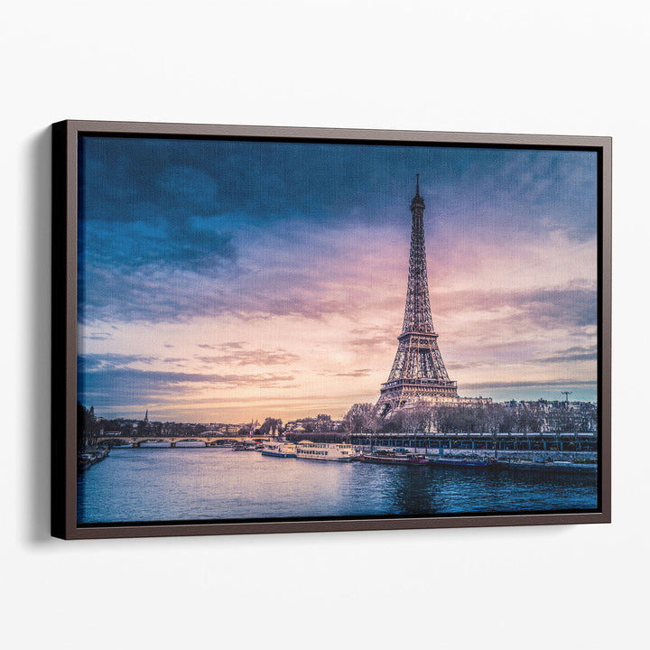 Eiffel Tower in Paris France - Canvas Print Wall Art