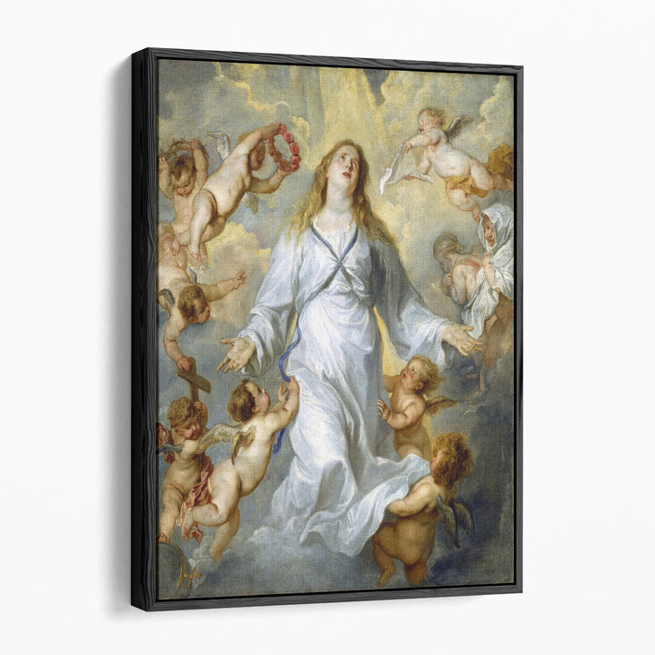 The Virgin as Intercessor - Canvas Print Wall Art