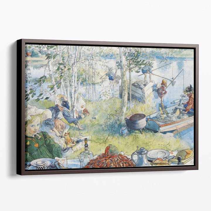 The Crayfish Season Opens - Canvas Print Wall Art
