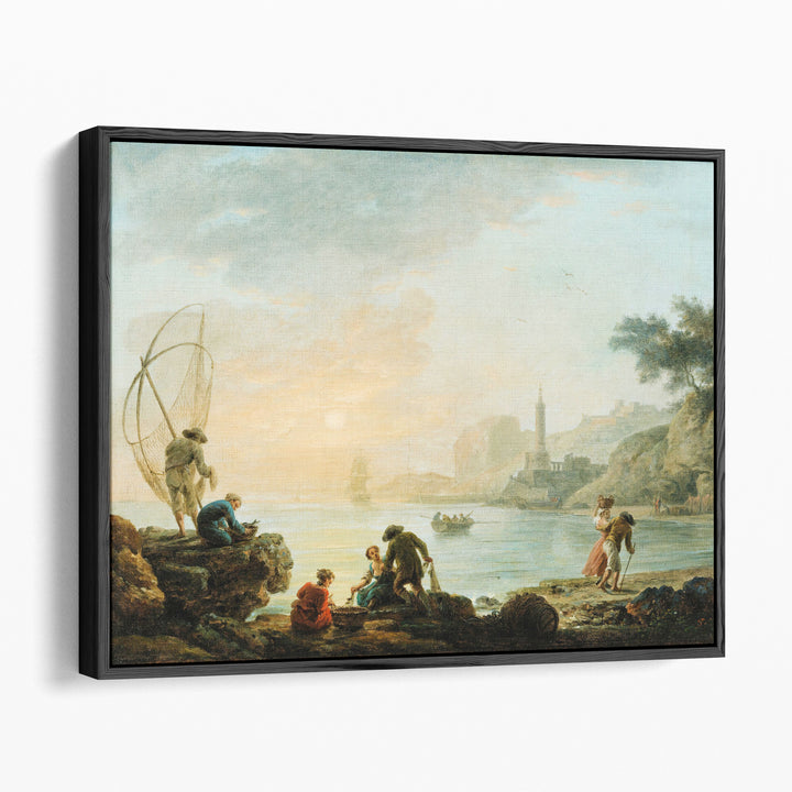 Fishers at the Sunrise - Canvas Print Wall Art