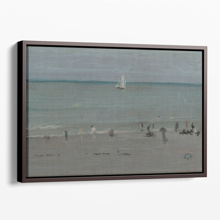 Coast Scene, Bathers - Canvas Print Wall Art