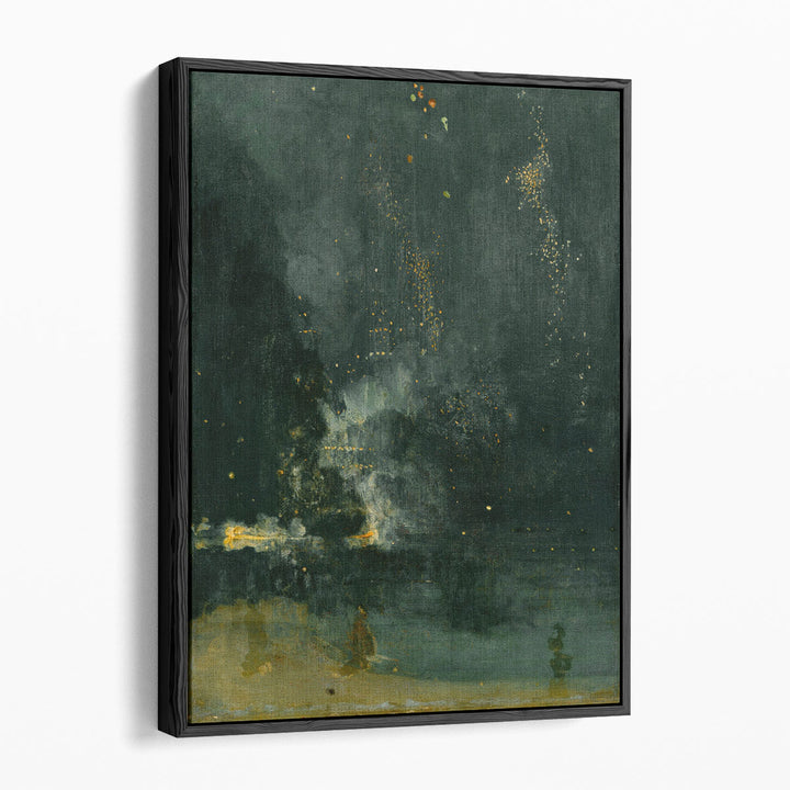 Nocturne in Black and Gold, The Falling Rocket - Canvas Print Wall Art