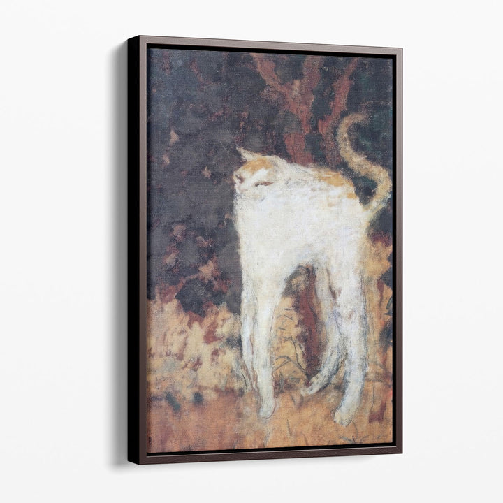 The White Cat - Canvas Print Wall Art