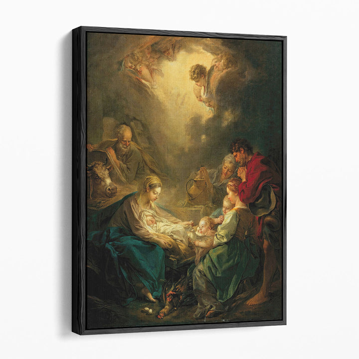 Virgin Attending to the Sleeping Christ Child - Canvas Print Wall Art