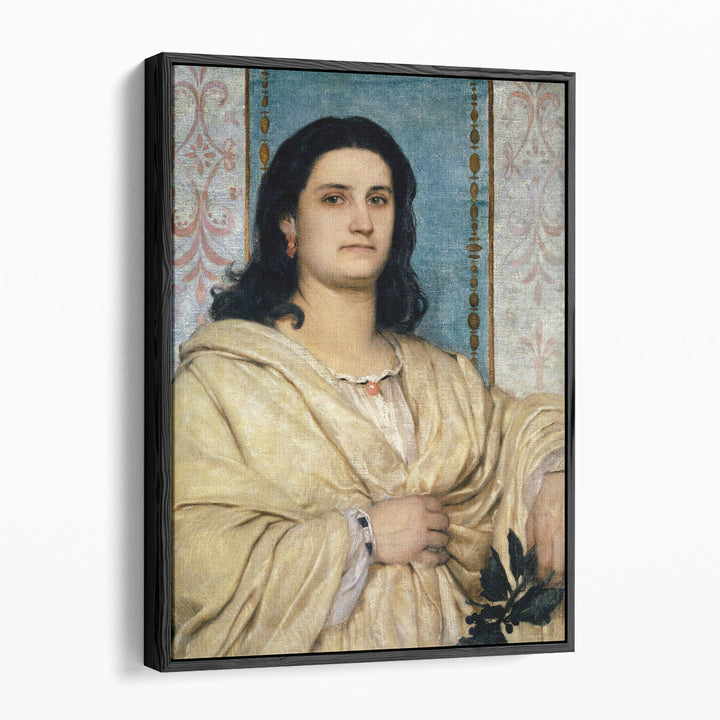 Portrait of Angela Böcklin as a Muse, 1863 - Canvas Print Wall Art