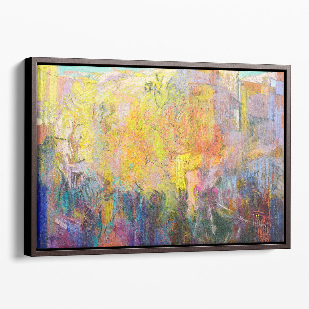 Vibrant modern wall decor painting