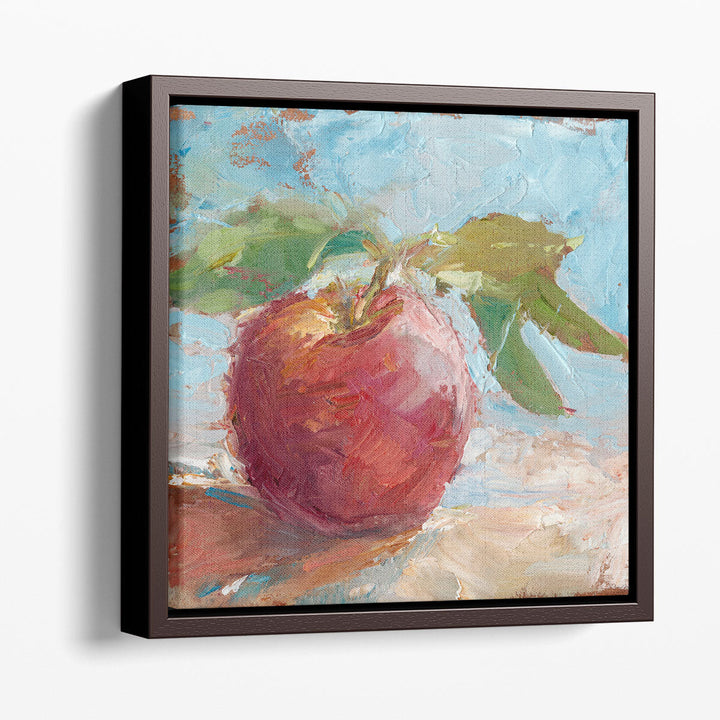 Impressionist Still Life Prints textured red apple