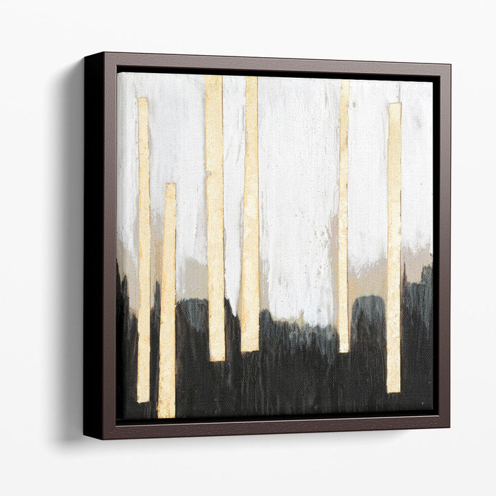 abstract geometric wall art black white lines