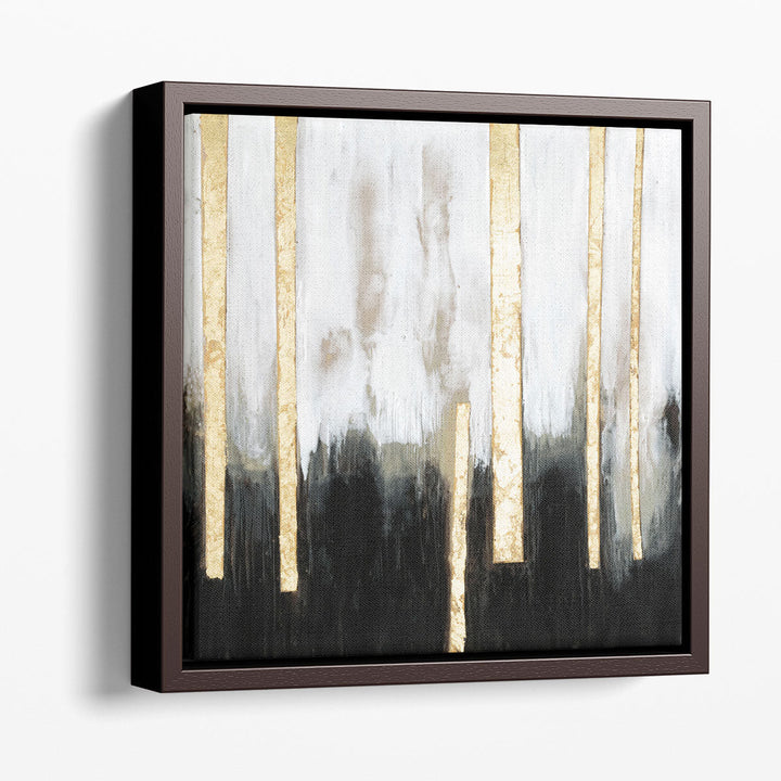 Geometric art print with vertical lines