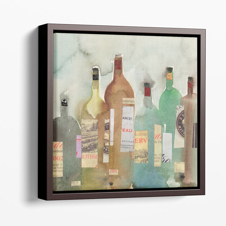watercolor art prints – soft green and brown palette