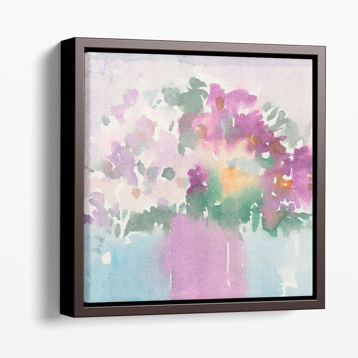 still life prints – green accents on neutral canvas