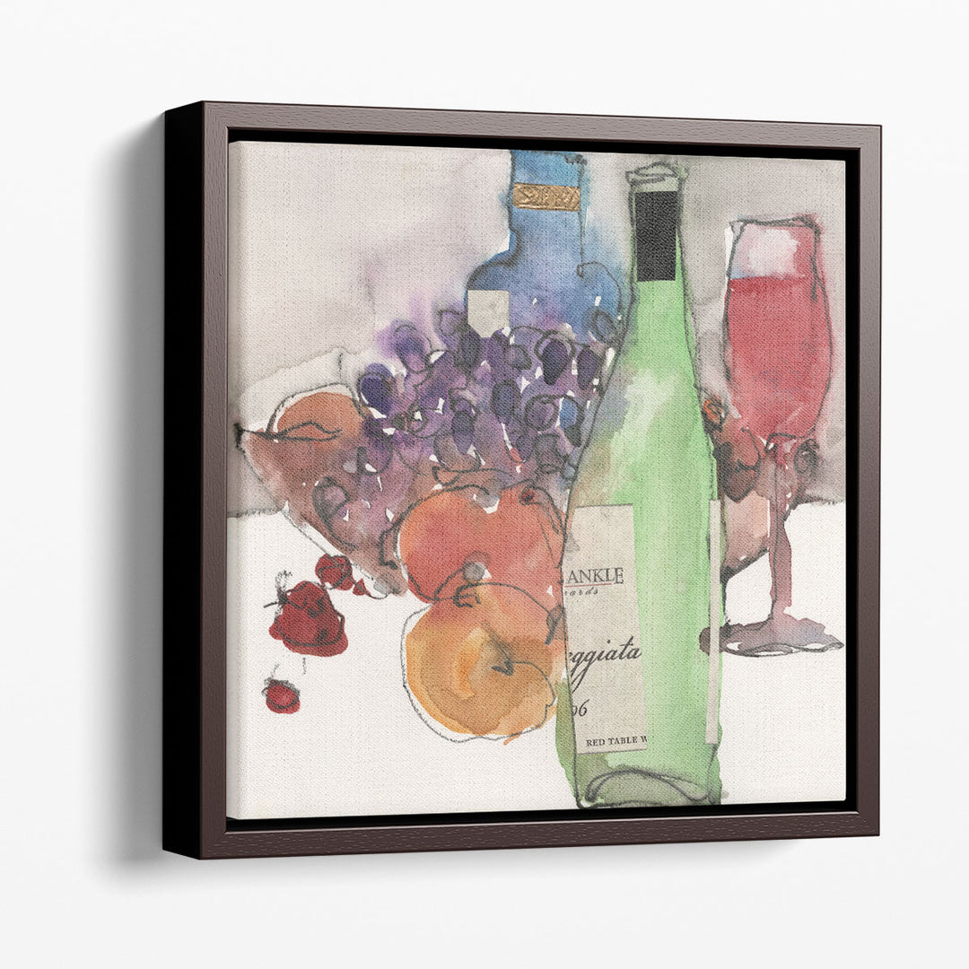 Abstract Wine Wall Decor glass bottle silhouette