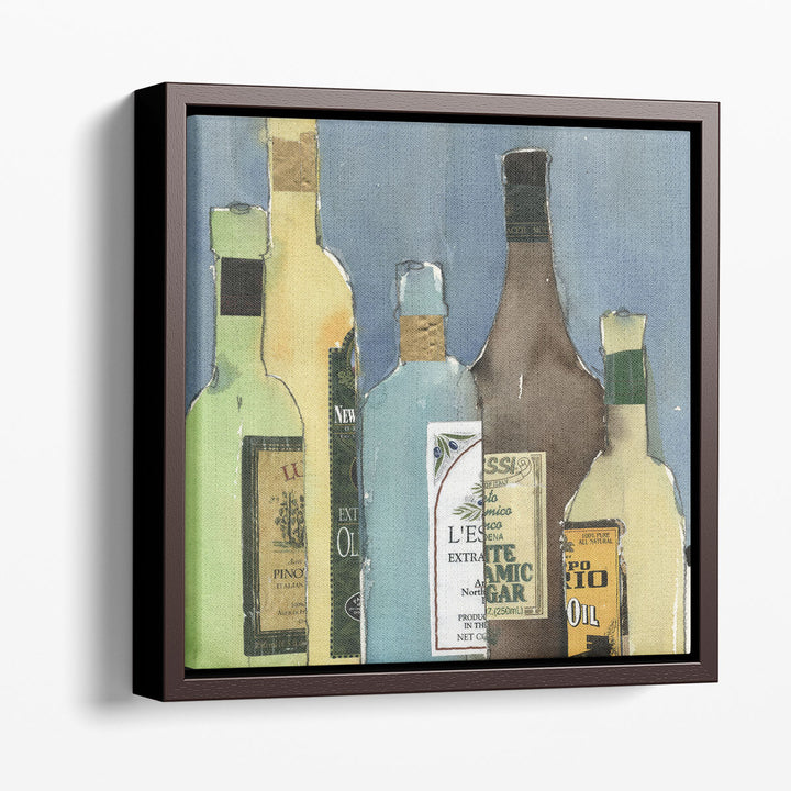 Still life prints – rustic kitchen bottles
