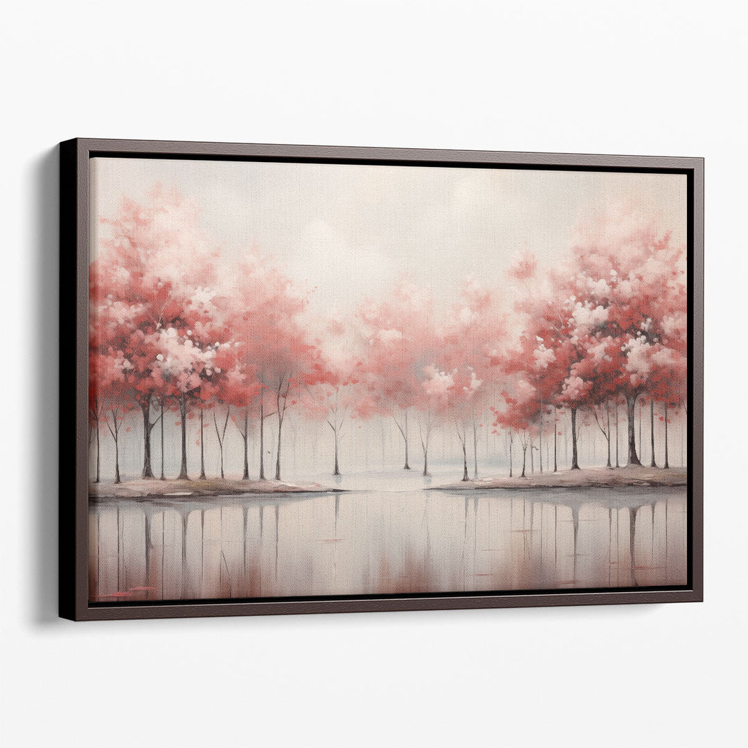 Red Dreamland Haven - Canvas Print Wall Art