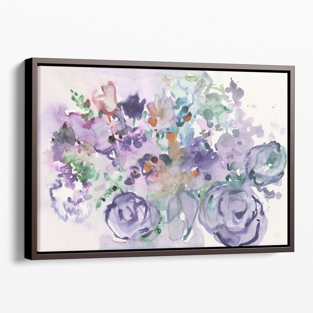 floral watercolor prints on white