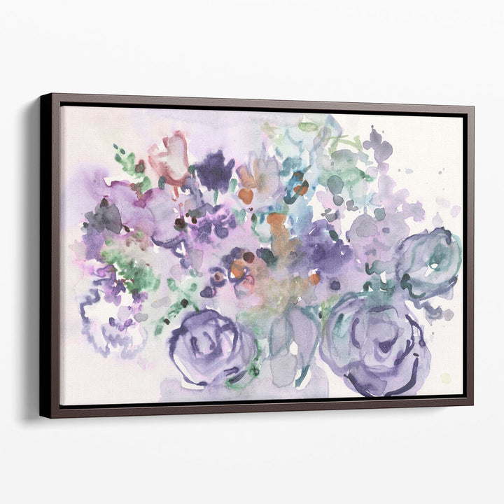 floral watercolor prints on white