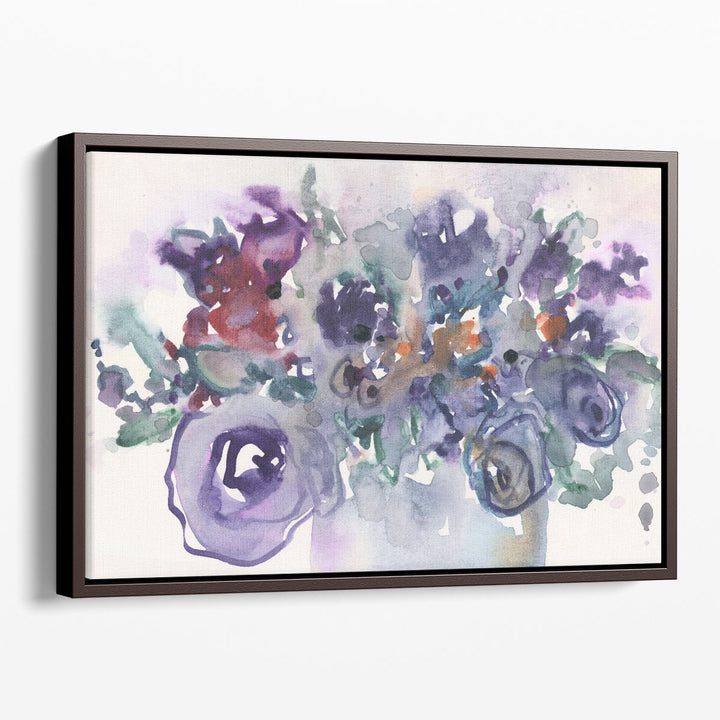 watercolor prints – soft purple blooms