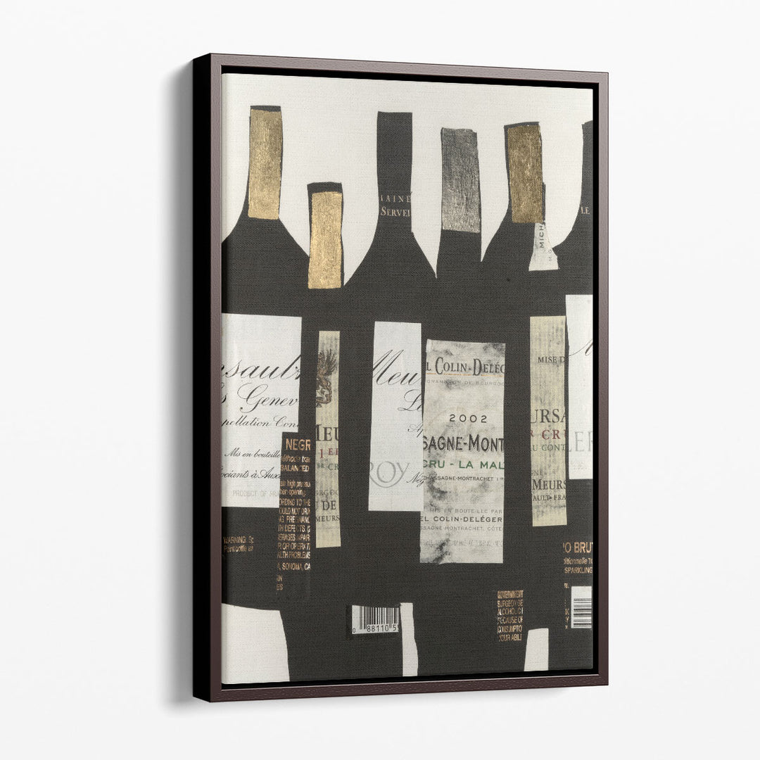 wine prints – elegant label detail
