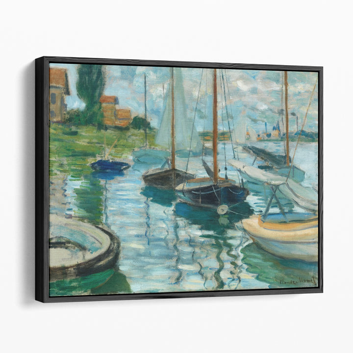 Sailboats on the Seine at Petit-Gennevilliers, 1874 - Canvas Print Wall Art