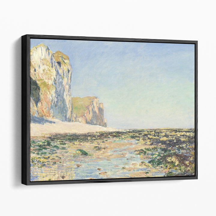 Seaside and Cliffs of Pourville in the morning, 1882 - Canvas Print Wall Art