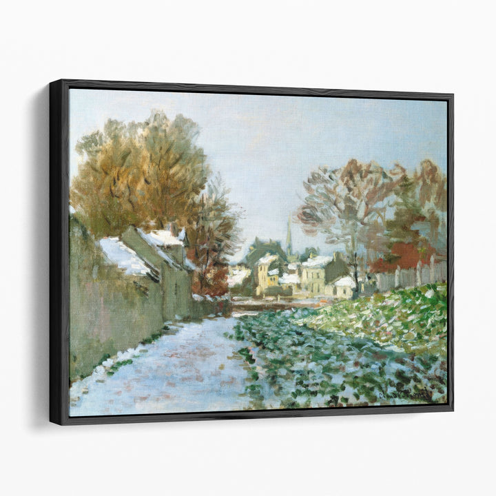 Snow Effect at Argenteuil, 1875 - Canvas Print Wall Art