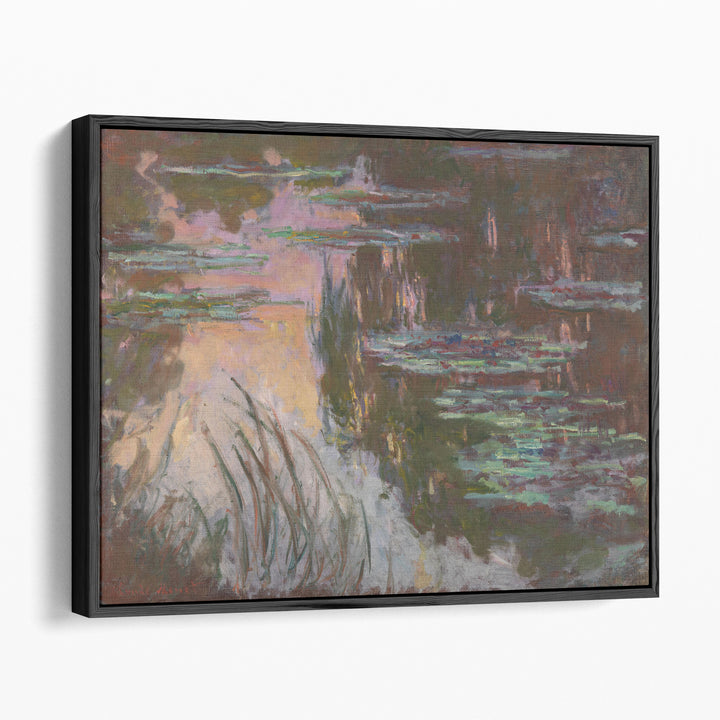 Water-Lilies, Setting Sun, 1907 - Canvas Print Wall Art