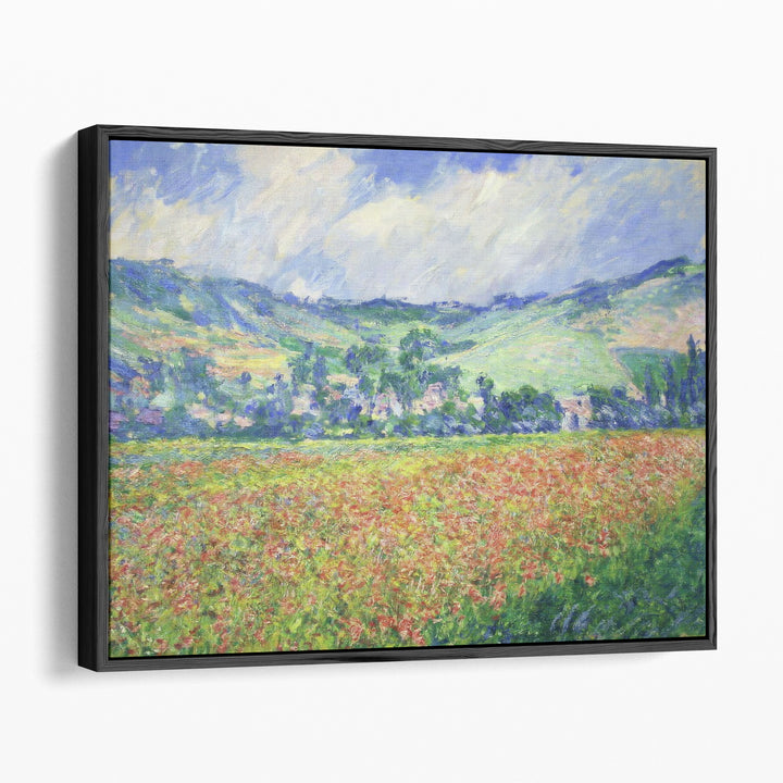 Poppy Field Around Giverny - Canvas Print Wall Art