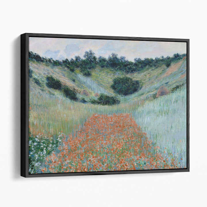 Poppy Field in a Hollow near Giverny - Canvas Print Wall Art