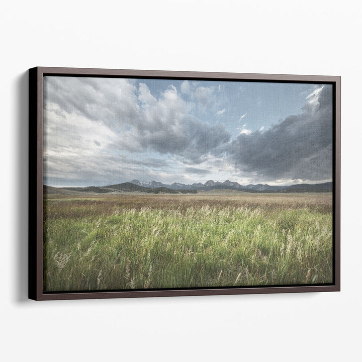 Country photography wall art with fields
