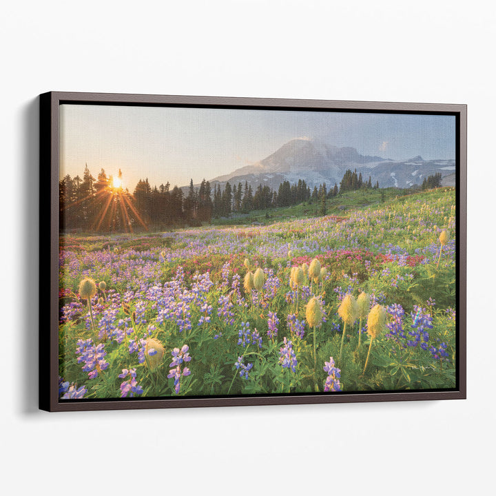 Nature photography prints with mountain landscape