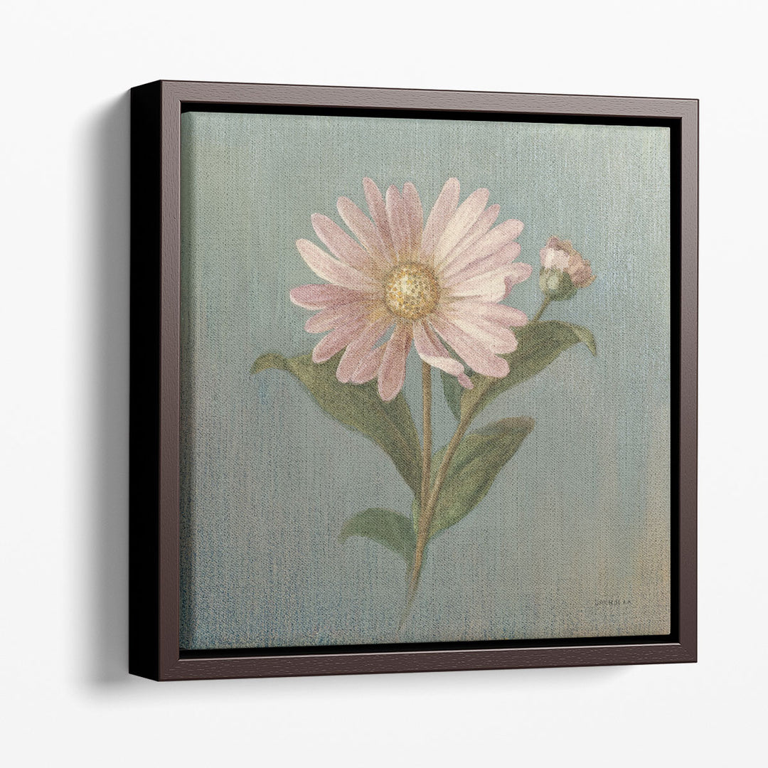 Botanical floral canvas art for living room