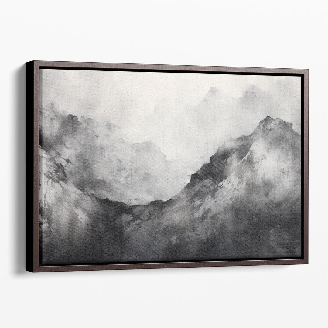 Snowy Peaks - Canvas Print Wall Art