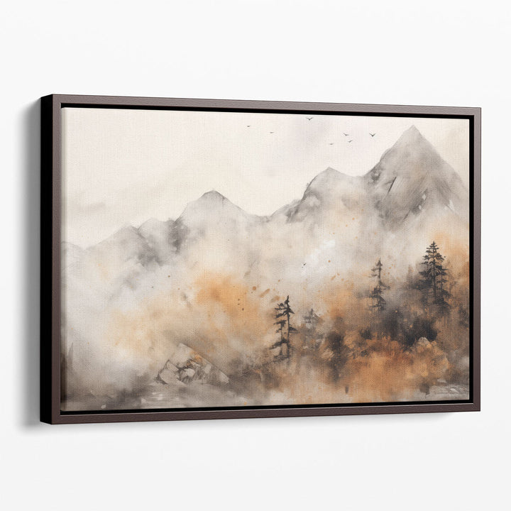 Earthy Peaks - Canvas Print Wall Art