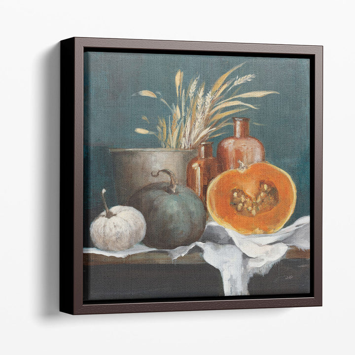 autumn leaf print – cozy harvest motif