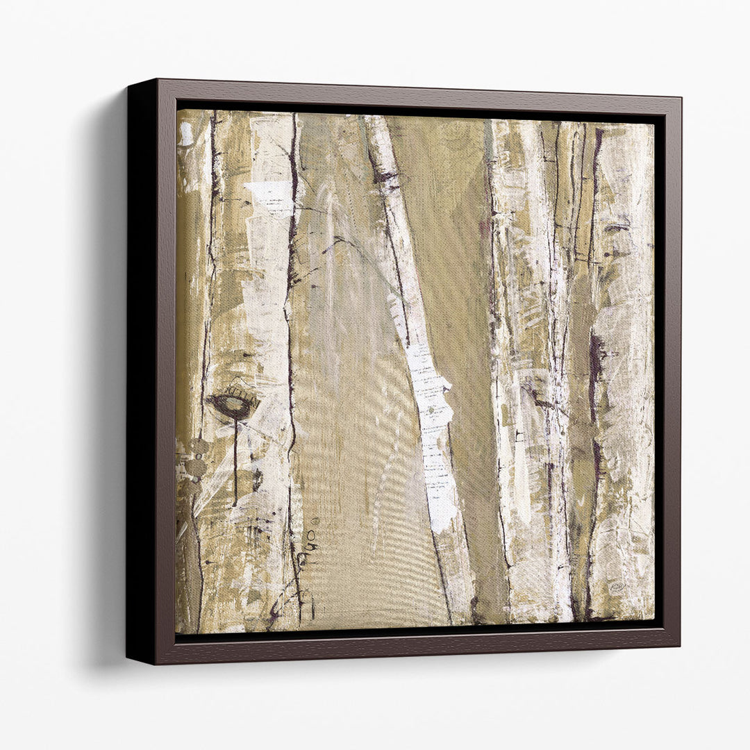Tree prints with stylized forest forms