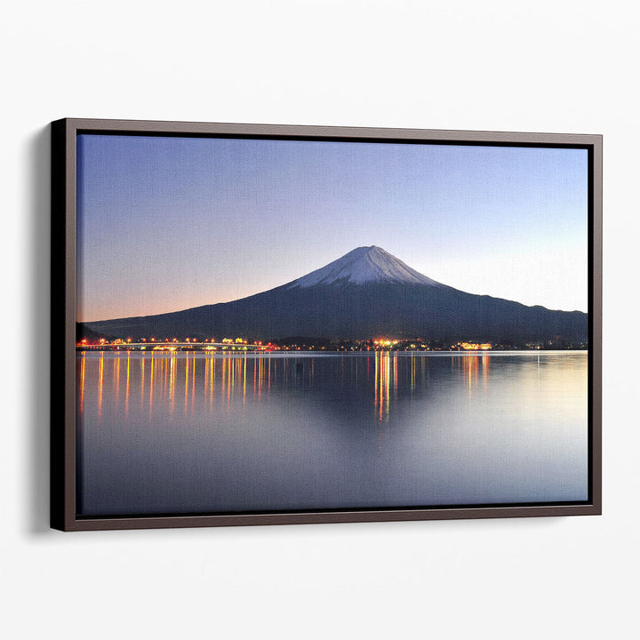 Beautiful Mount Fuji in Twilight - Canvas Print Wall Art