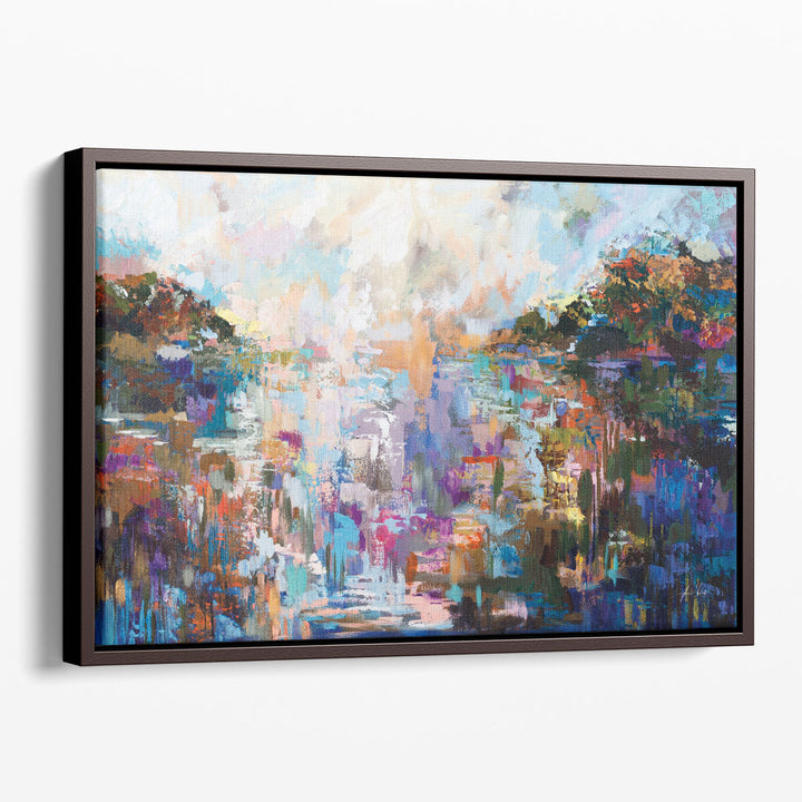 Colorful art prints vibrant contemporary design