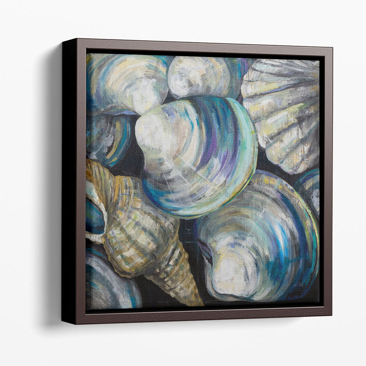 Large Contemporary Wall Art for Kitchen – modern shell motif
