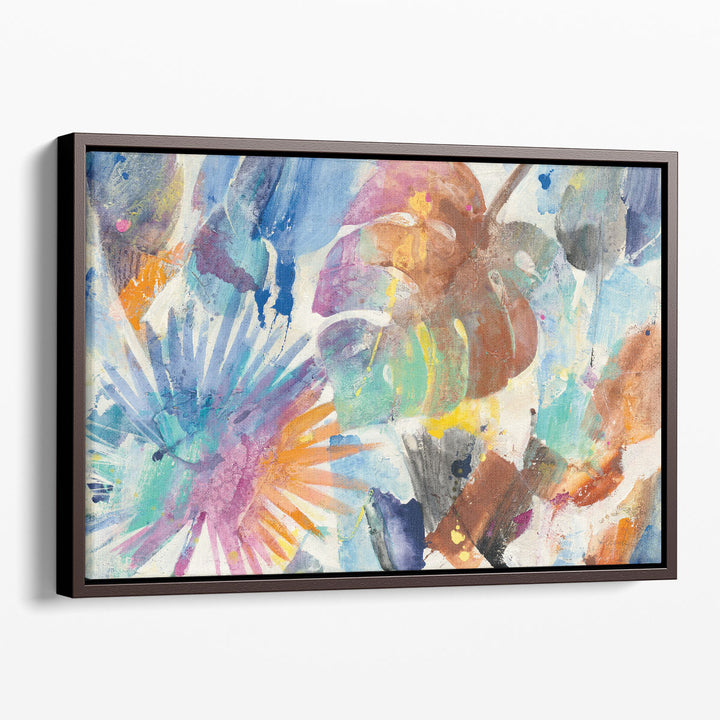 Oversized tropical botanical wall print