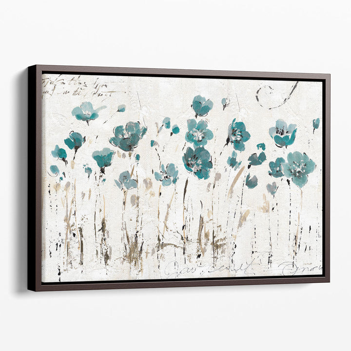 Soft spring bloom canvas wall piece