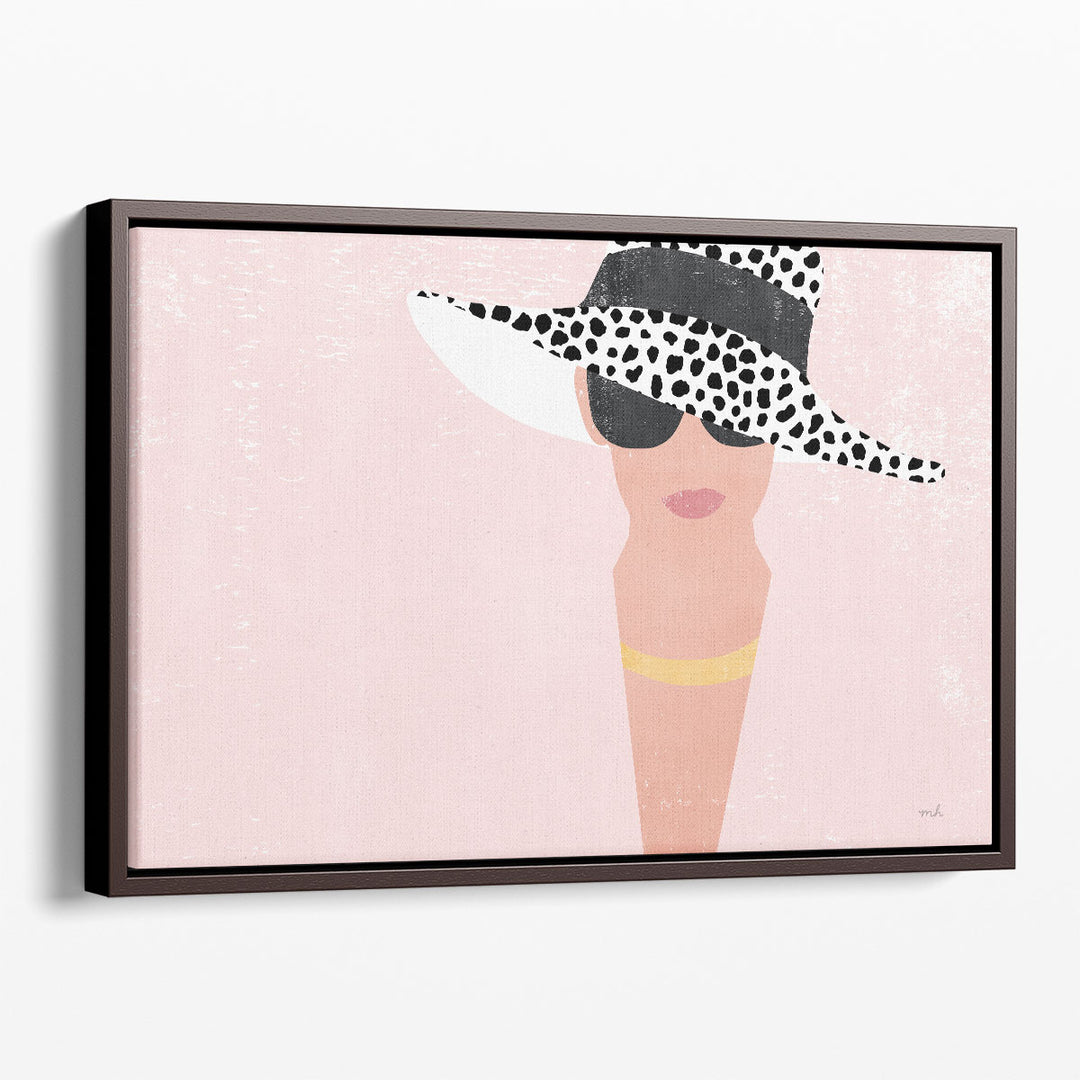 Pastel pink minimalist prints with modern design