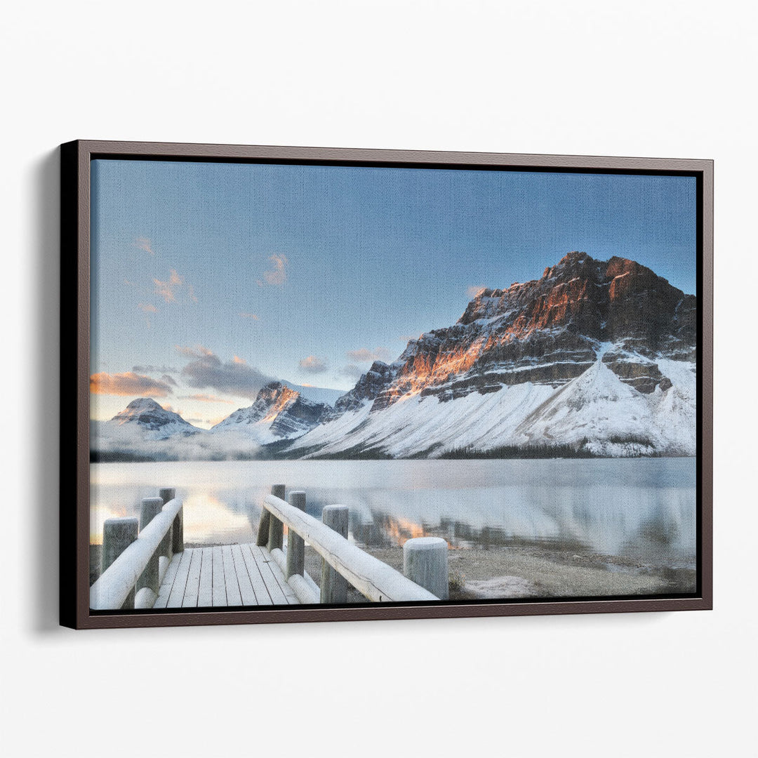 Bow Lake Sunrise, Banff, Alberta - Canvas Print Wall Art