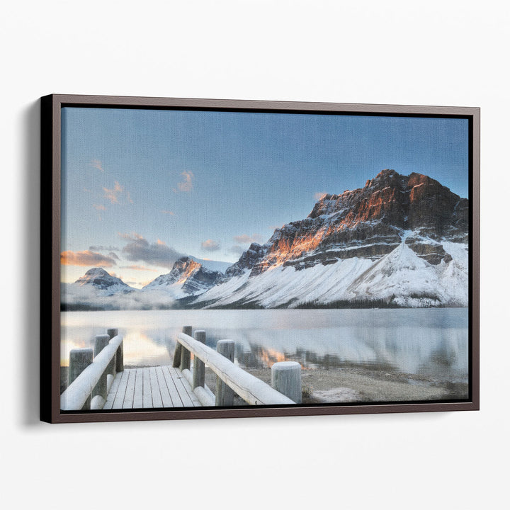 Bow Lake Sunrise, Banff, Alberta - Canvas Print Wall Art