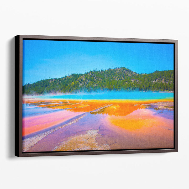 Grand Prismatic Spring, Yellowstone National Park, Wyoming - Canvas Print Wall Art