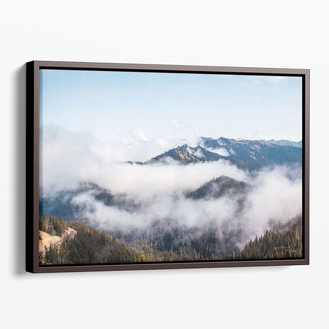 White cloud wall art scenic sky