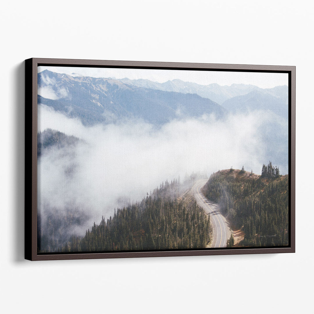 Mountain photography wall art neutral tones