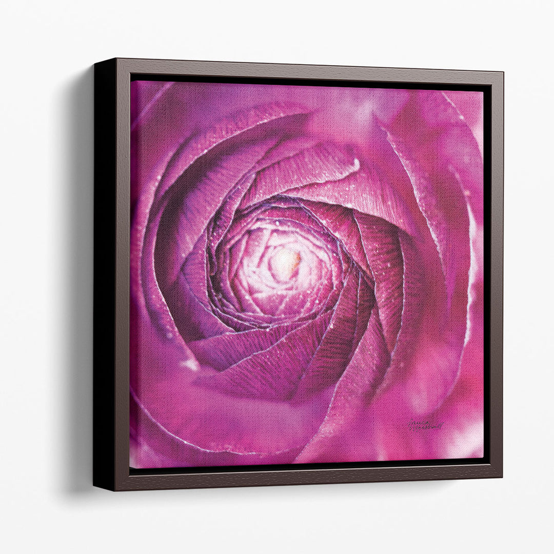 Abstract prints pink flower artwork home decor