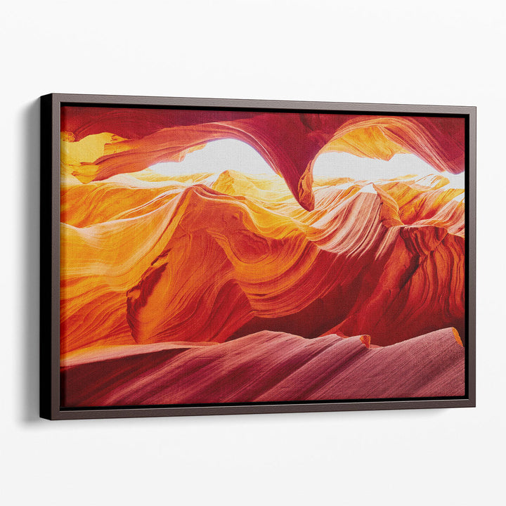 Lower Antelope Canyon in the Navajo, Arizona - Canvas Print Wall Art