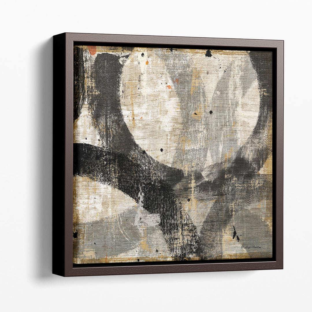 Modern Abstract Artwork – structured neutral-toned design